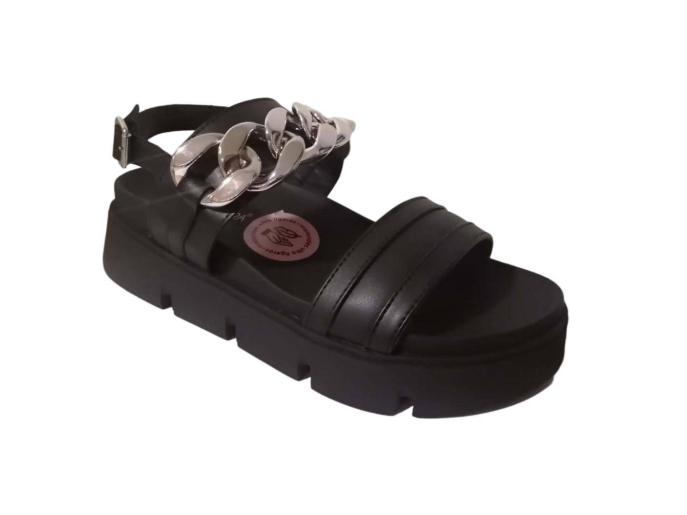 Foto 2 pulgar | Sandalias Salamandra Negras para Mujer