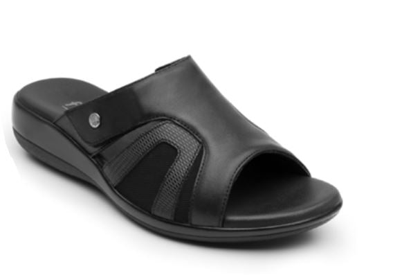Foto 2 pulgar | Sandalias Flexi 034929 Negras para Mujer