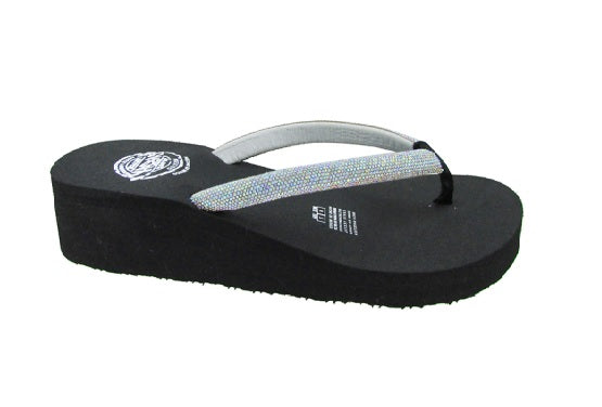 Foto 2 pulgar | Sandalias Caray 0venus Tornasol con Negro para Mujer