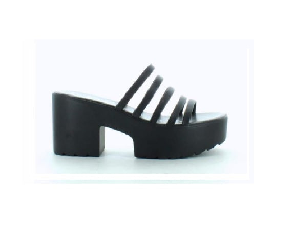 Sandalias de Tacón Perugia Negras para Mujer