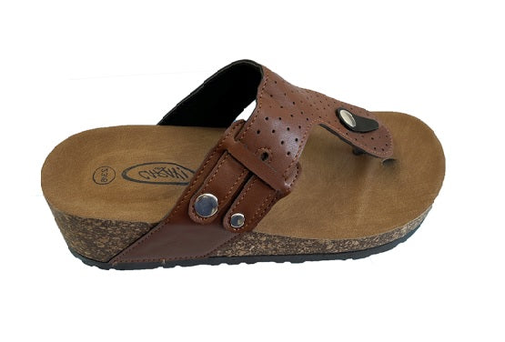 Sandalias para Mujer Caray Yogi-13 color Café