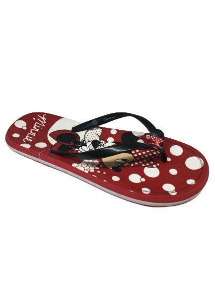 Foto 2 pulgar | Sandalias de Baño para Mujer Arra Minnie Mouse Rojo