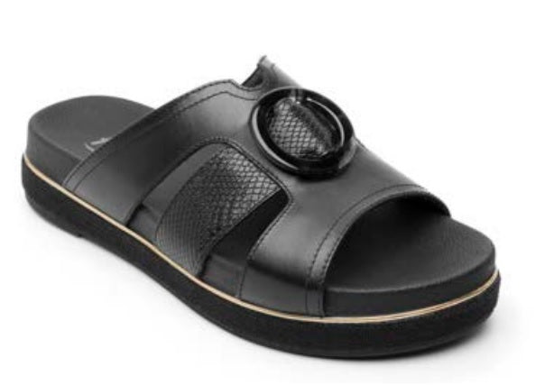 Foto 2 pulgar | Sandalias Flexi color Negro para Mujer