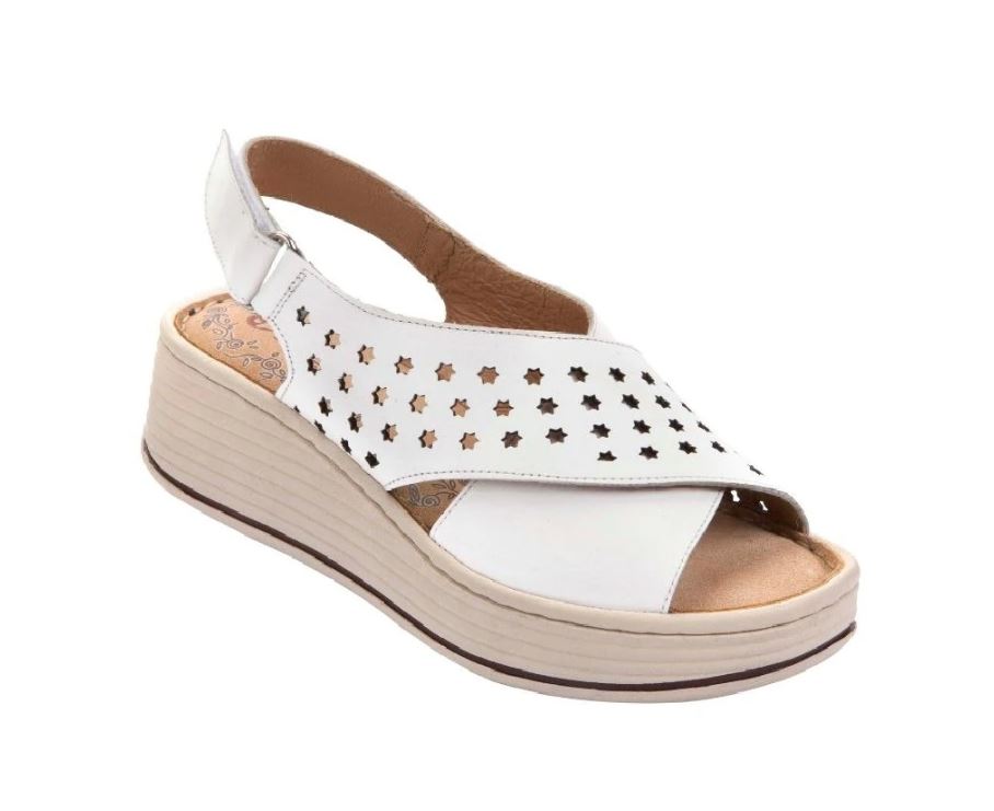 Sandalias Lobo Solo 002362 Blancas para Mujer