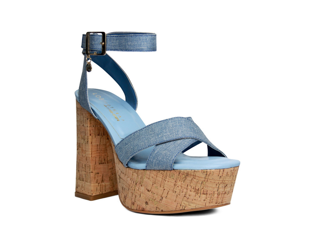 Sandalia para Dama Lob Footwear Curri Azul 63803138