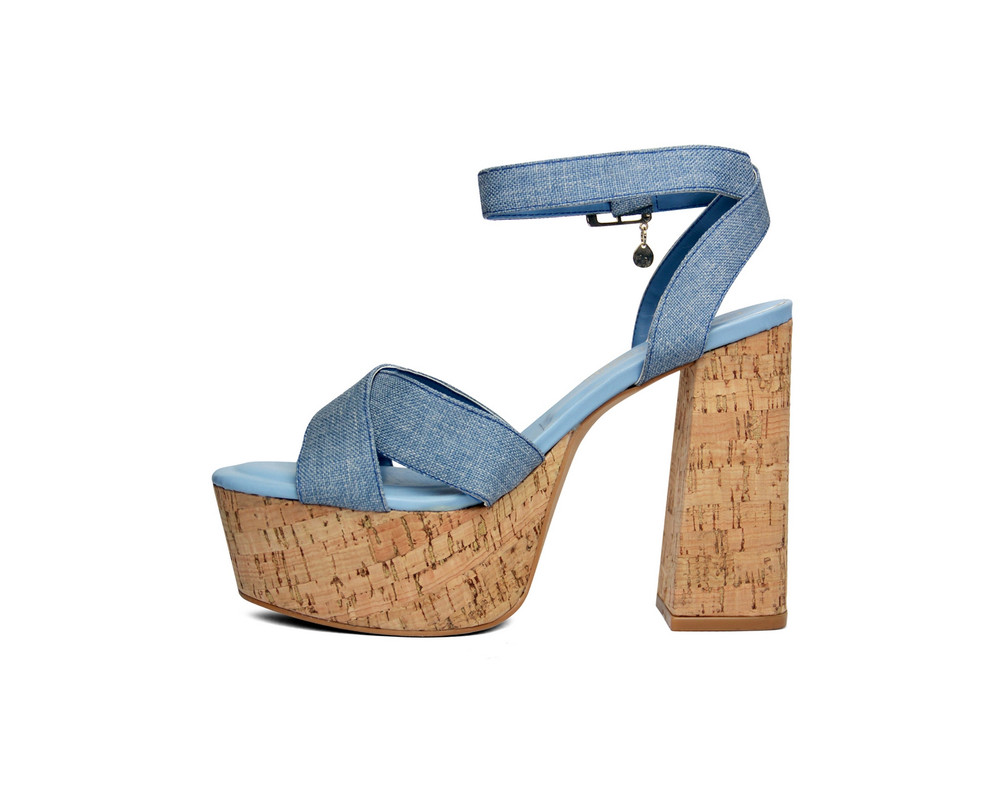 Foto 5 | Sandalia para Dama Lob Footwear Curri Azul 63803138