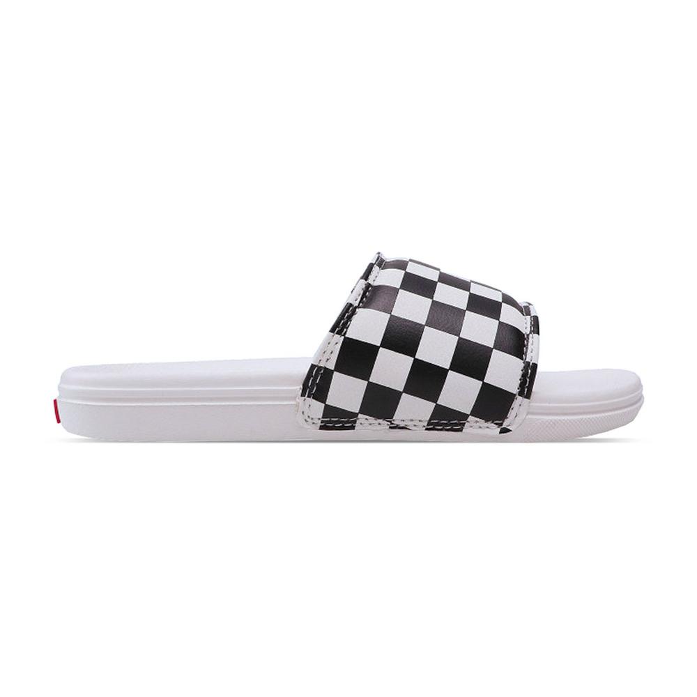 Foto 4 pulgar | Sandalias Vans Slide On N0a5hfer6r Blancas para Mujer