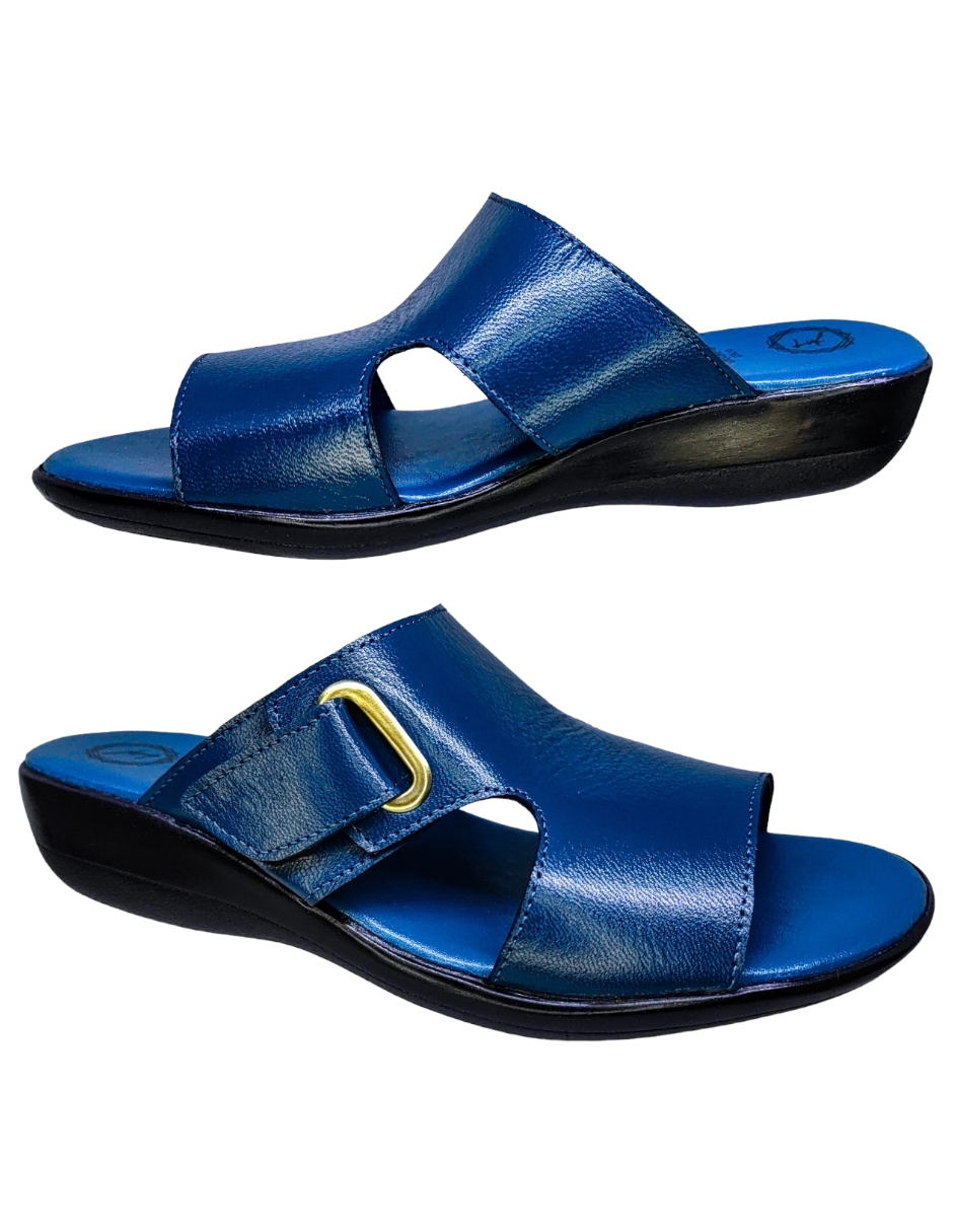 Foto 3 pulgar | Sandalias Enco Footwear color Azul para Mujer
