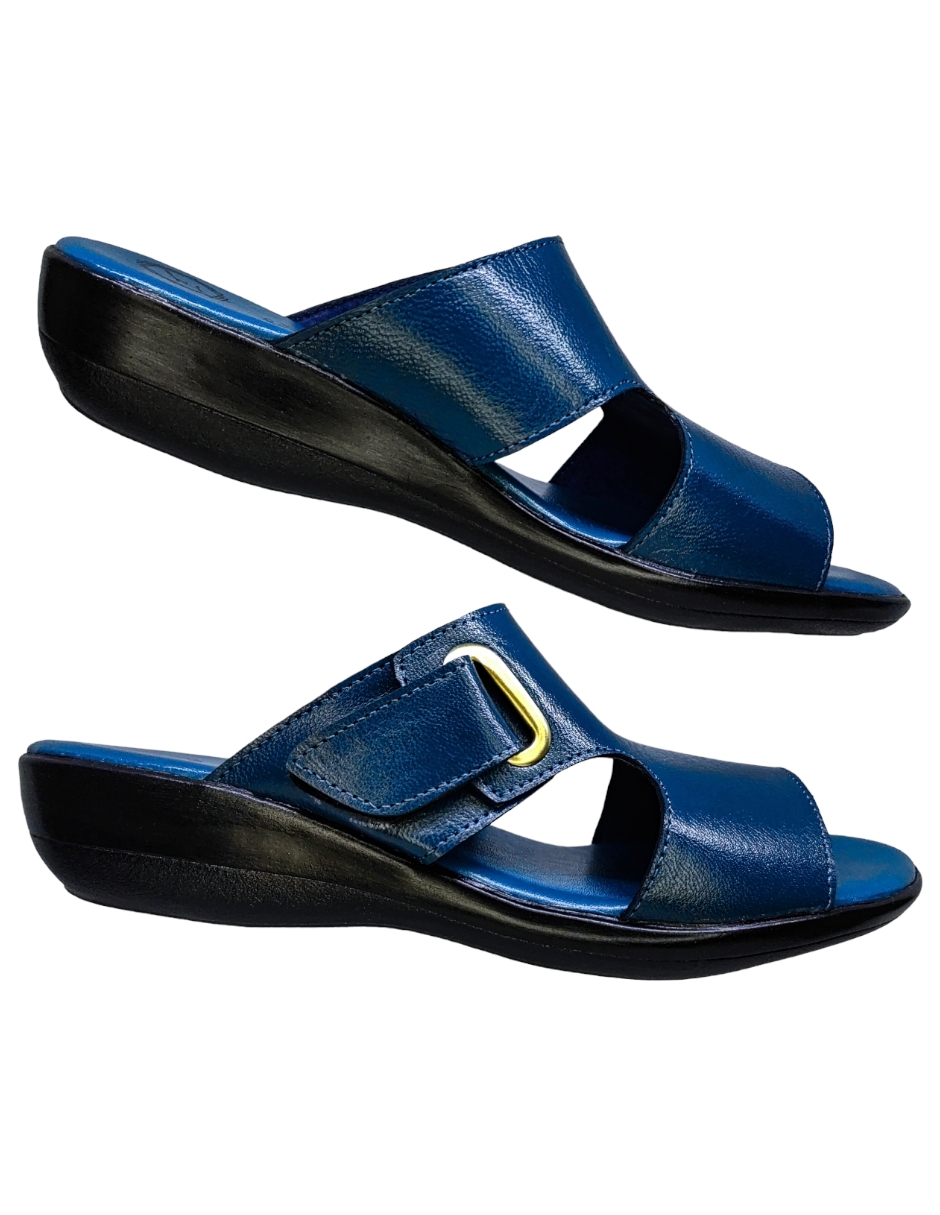 Foto 4 pulgar | Sandalias Enco Footwear color Azul para Mujer