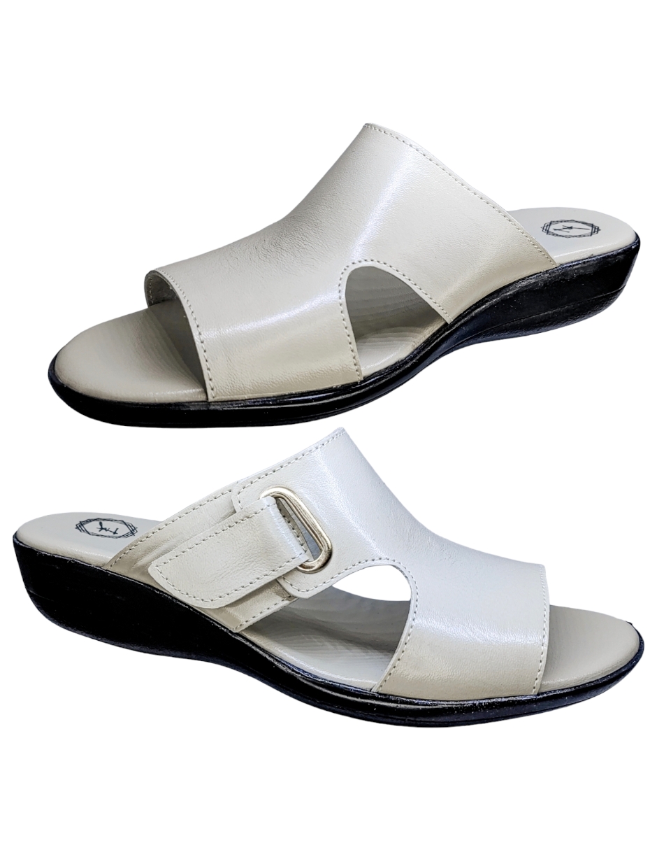 Foto 3 pulgar | Sandalias Enco Footwear color Beige para Mujer