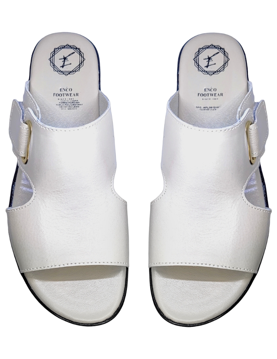 Foto 6 pulgar | Sandalias Enco Footwear color Beige para Mujer
