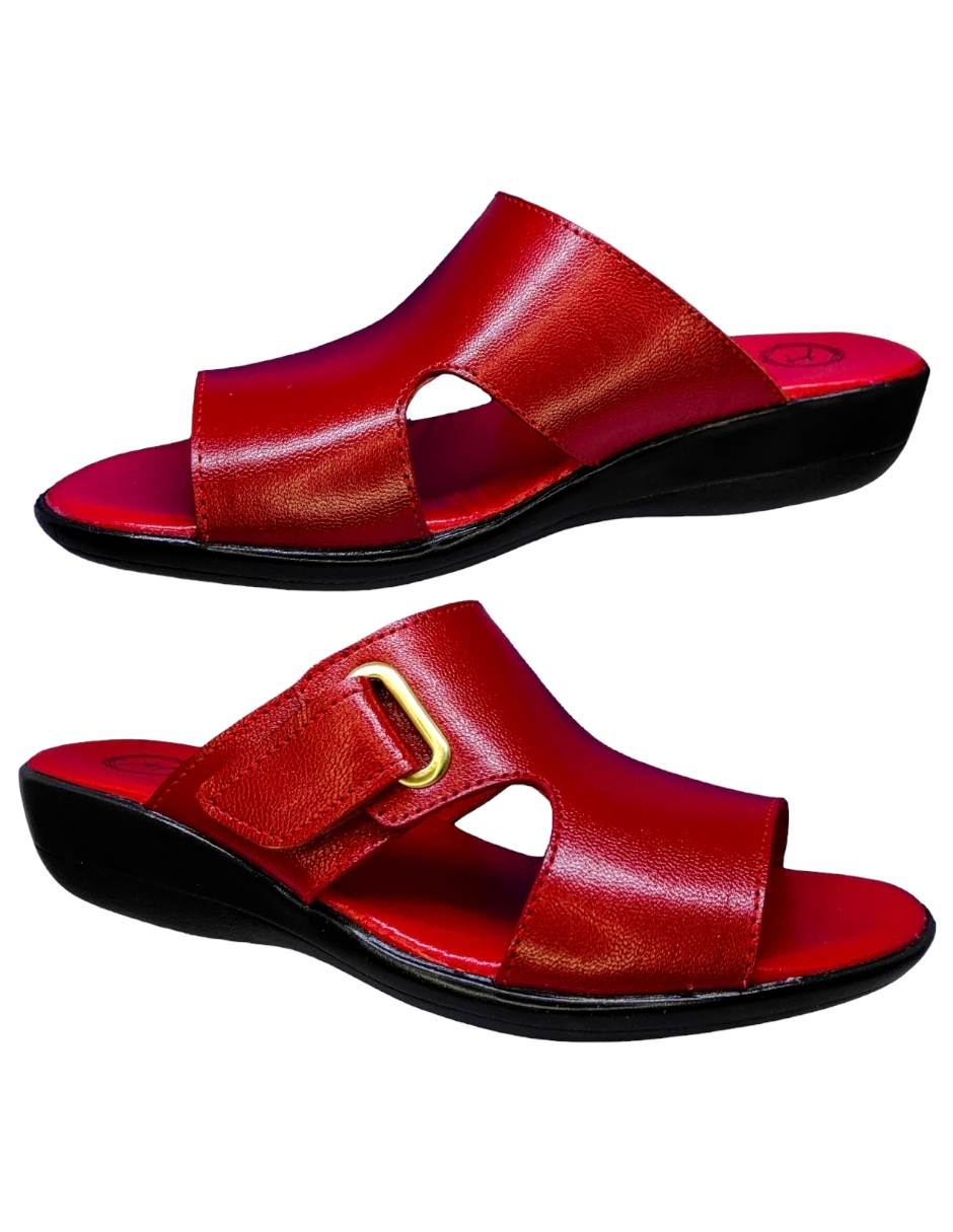 Foto 2 | Sandalias Enco Footwear color Rojo para Mujer