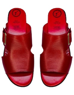 Foto 5 | Sandalias Enco Footwear color Rojo para Mujer