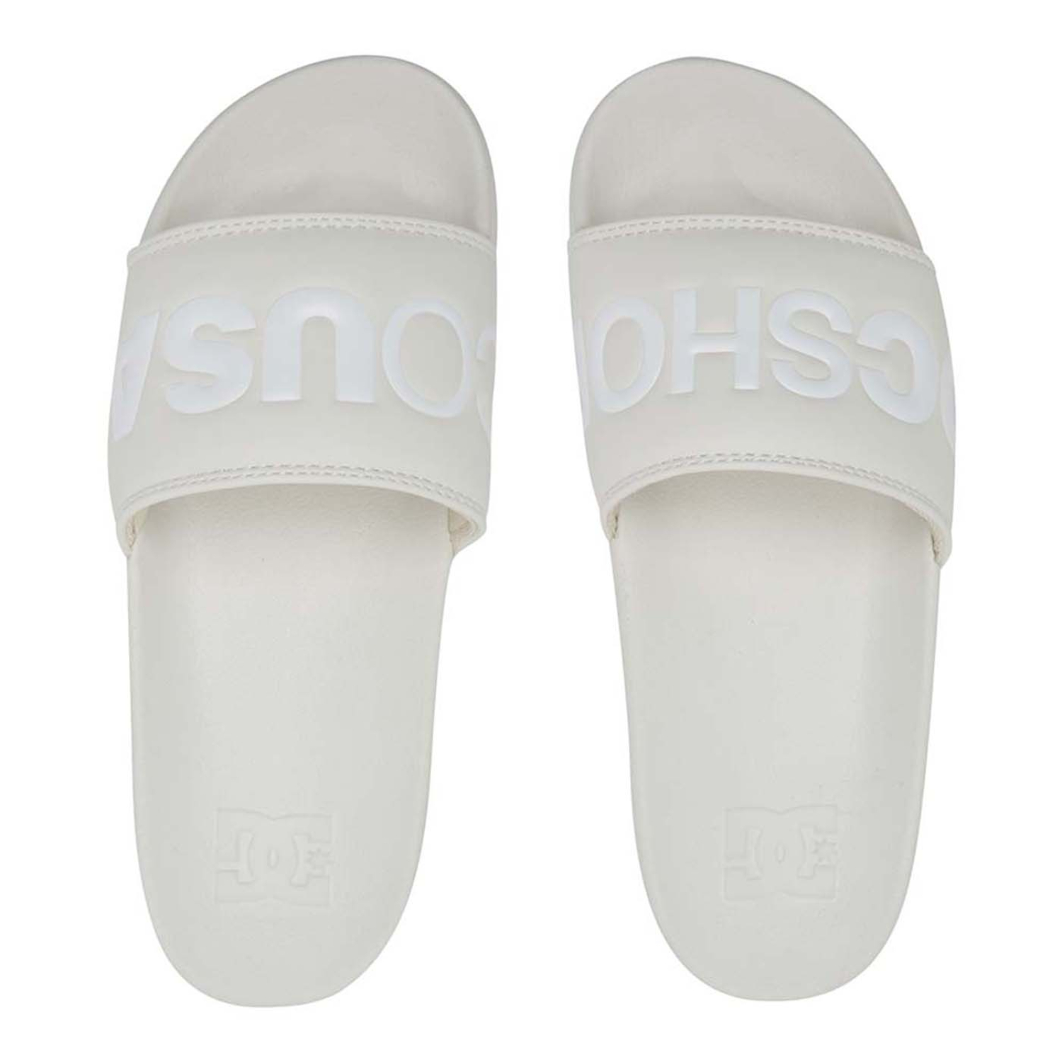 Sandalias DC Shoes Blancos DC Slide J Sndl Adjl100038of1 para Mujer