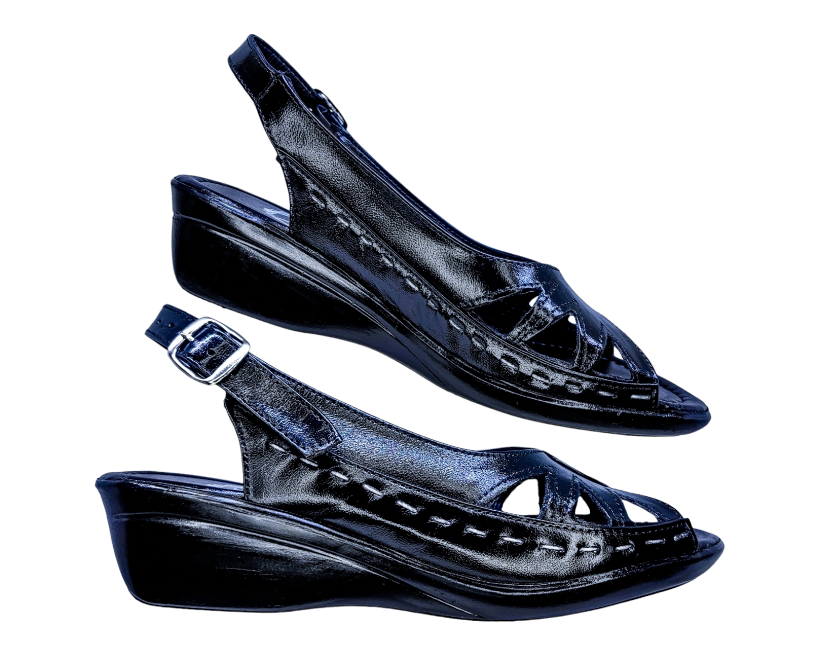 Foto 3 pulgar | Sandalias para Mujer Enco Footwear de Piel Negras