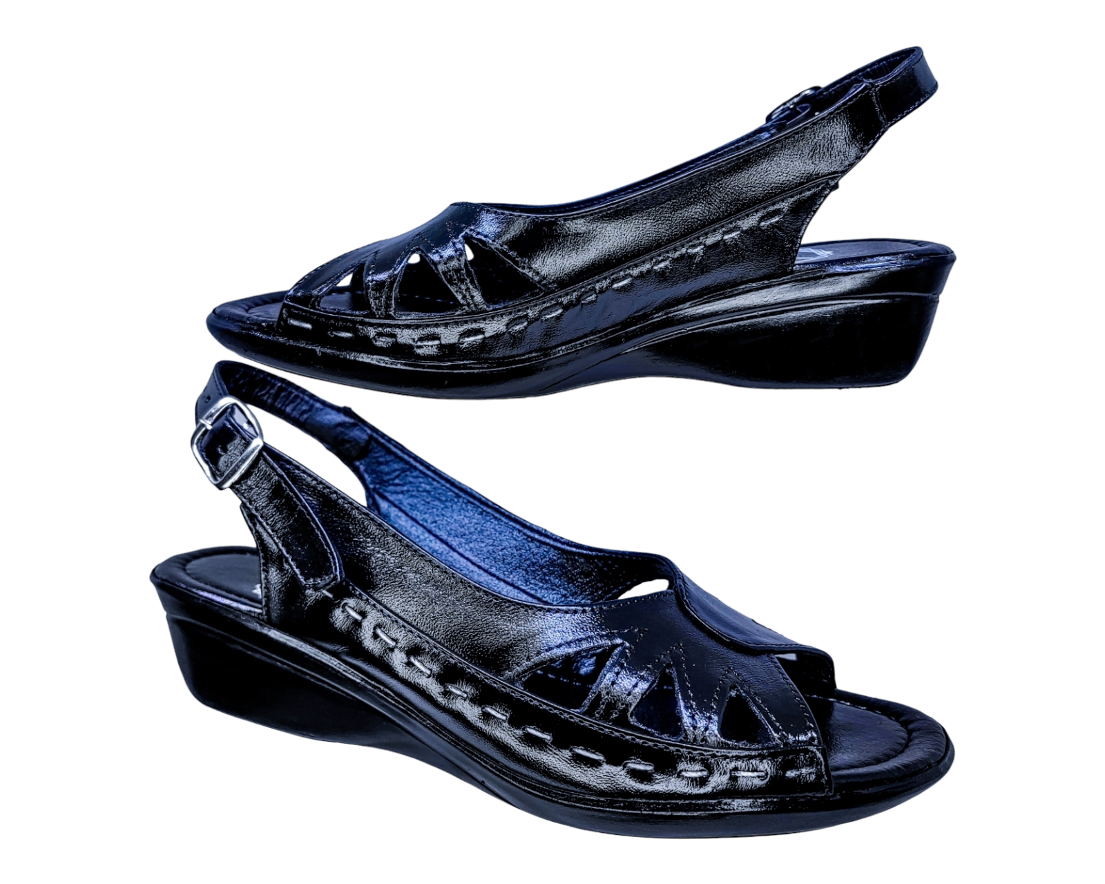 Foto 4 pulgar | Sandalias para Mujer Enco Footwear de Piel Negras