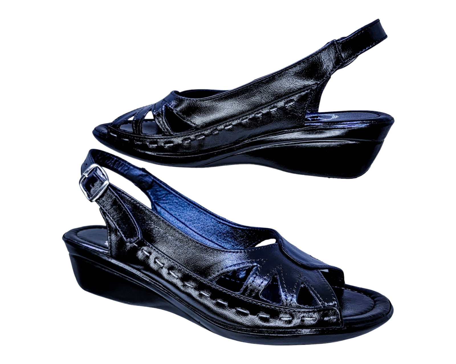 Foto 5 pulgar | Sandalias para Mujer Enco Footwear de Piel Negras