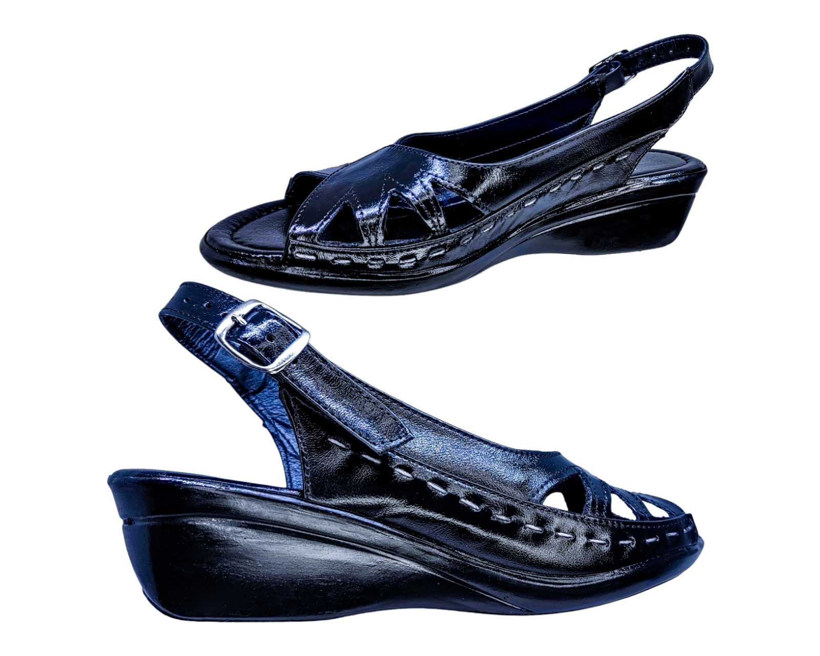 Foto 7 pulgar | Sandalias para Mujer Enco Footwear de Piel Negras