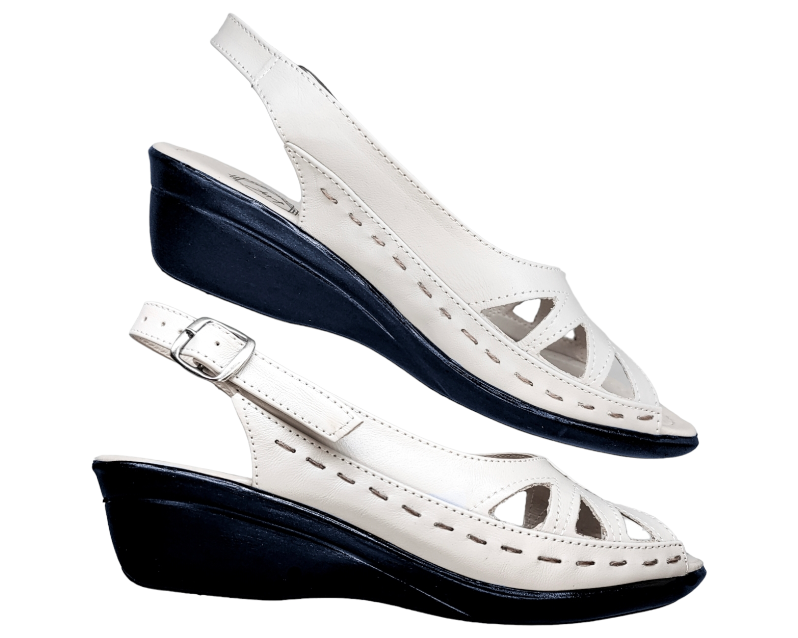 Foto 3 pulgar | Sandalias para Mujer Enco Footwear de Piel Beiges