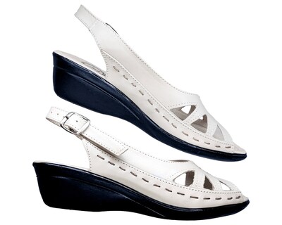 Foto 2 | Sandalias para Mujer Enco Footwear de Piel Beiges
