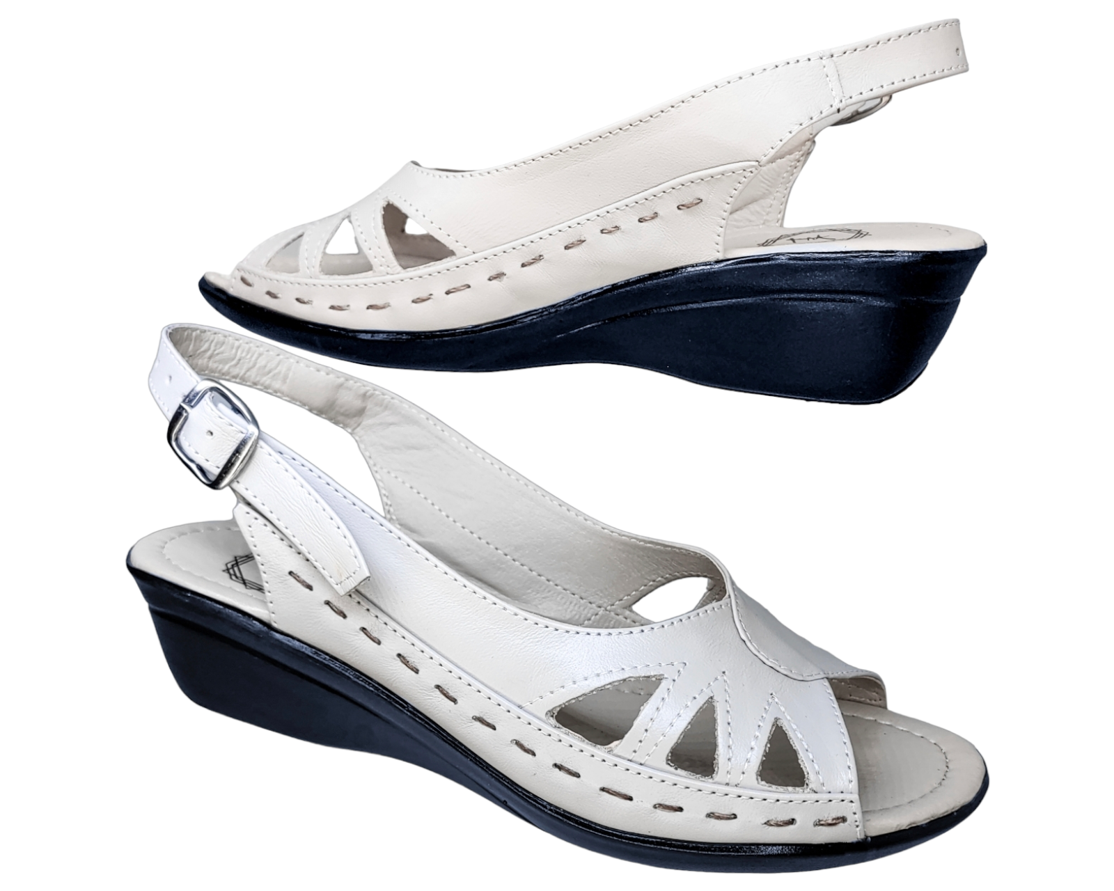 Foto 5 pulgar | Sandalias para Mujer Enco Footwear de Piel Beiges
