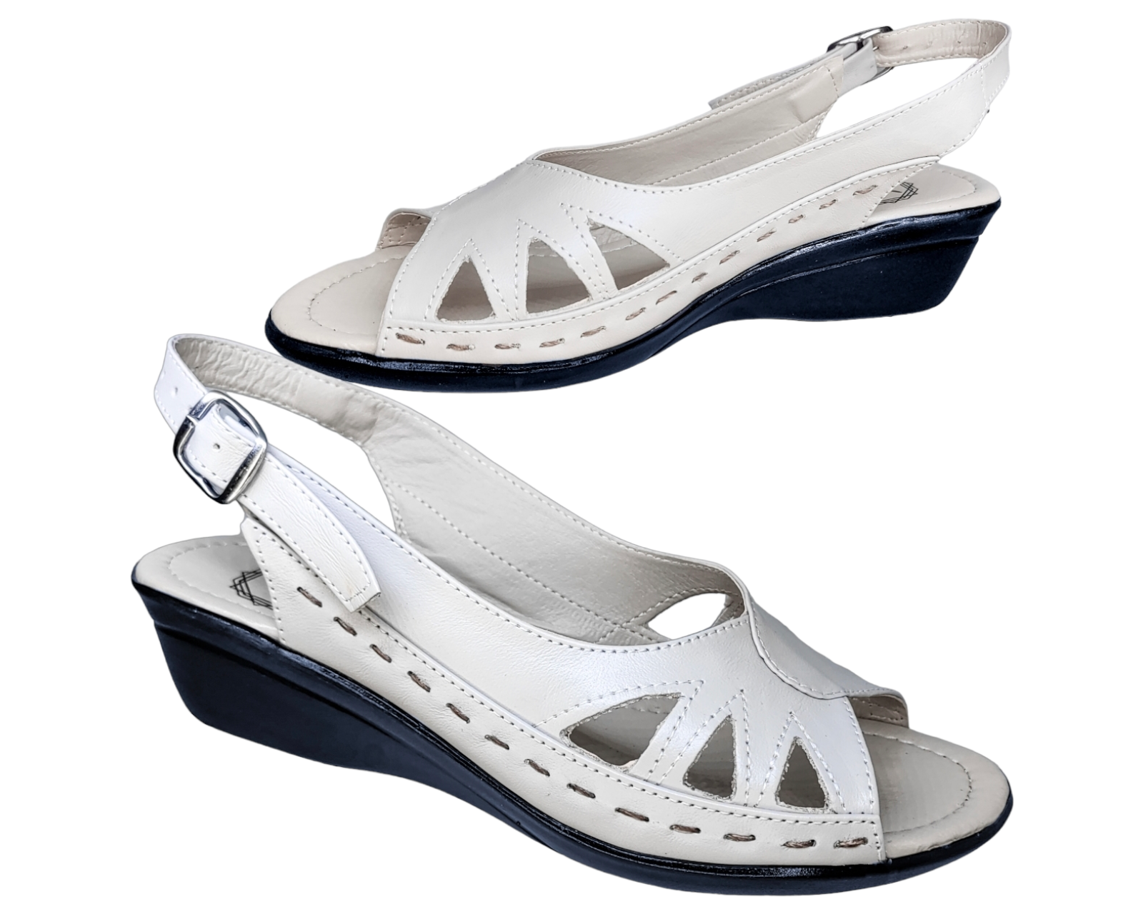 Foto 6 pulgar | Sandalias para Mujer Enco Footwear de Piel Beiges