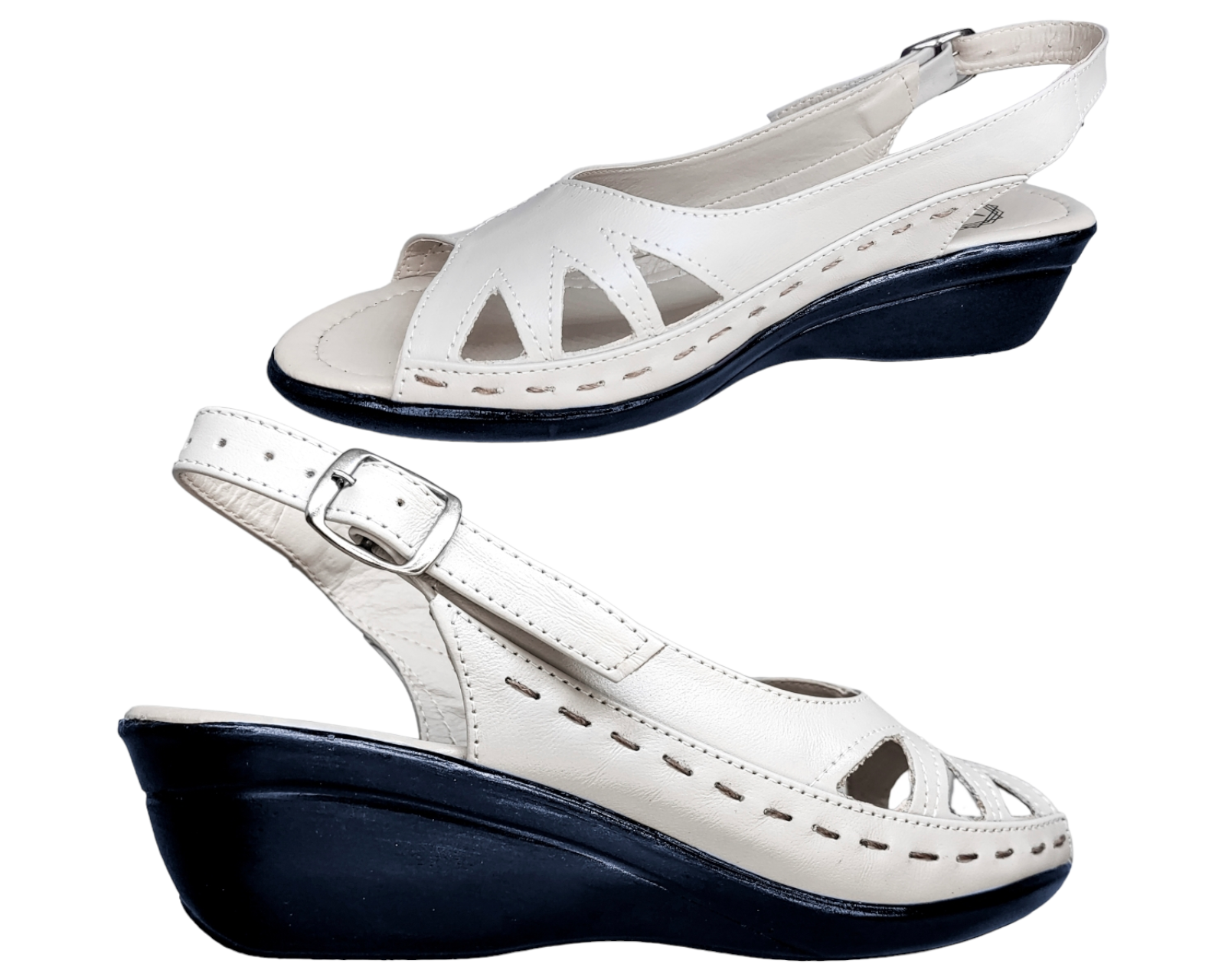 Foto 7 pulgar | Sandalias para Mujer Enco Footwear de Piel Beiges