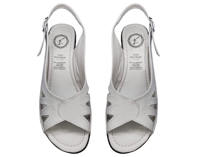 Foto 8 | Sandalias para Mujer Enco Footwear de Piel Beiges