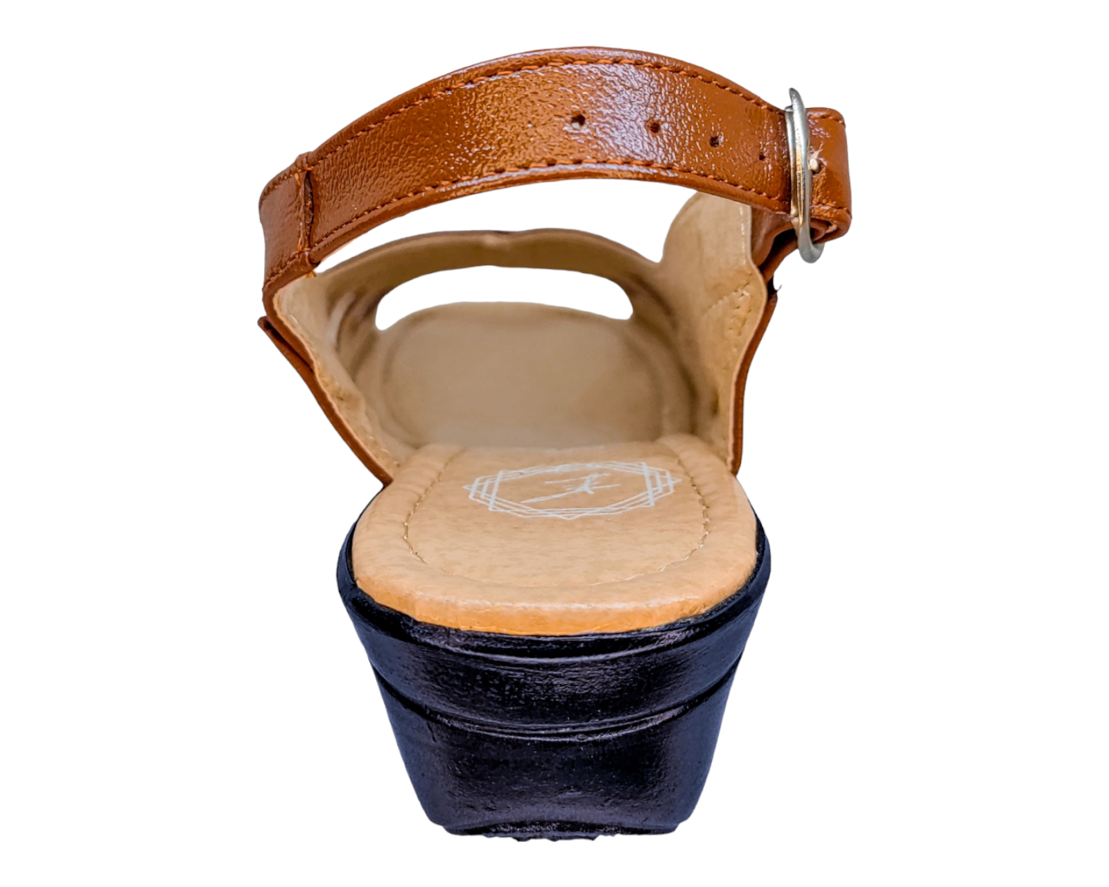 Foto 8 pulgar | Sandalias Enco Footwear de Piel Cafés para Mujer