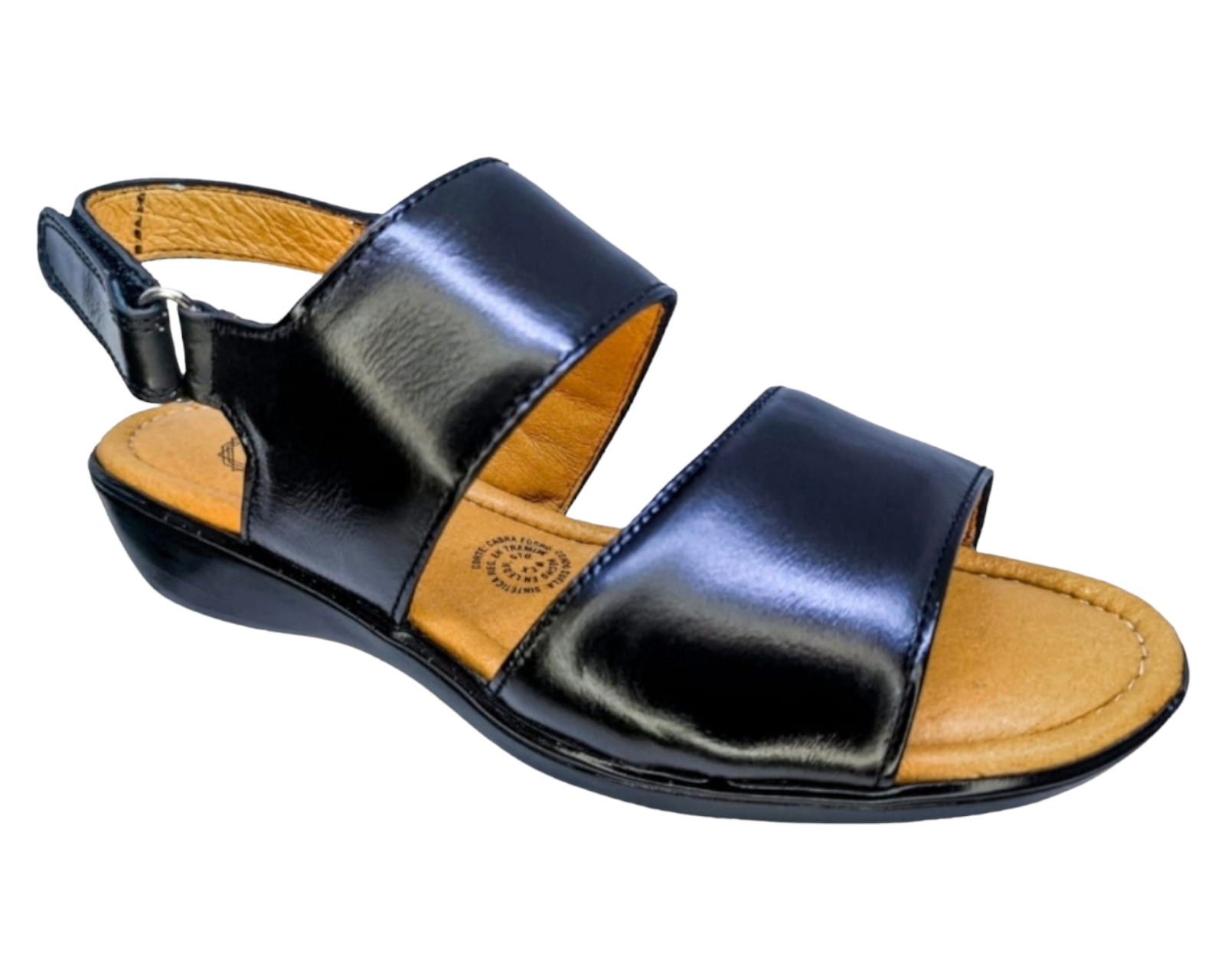 Foto 2 pulgar | Sandalias para Mujer Enco Footwear de Piel Soft Comfort Negras