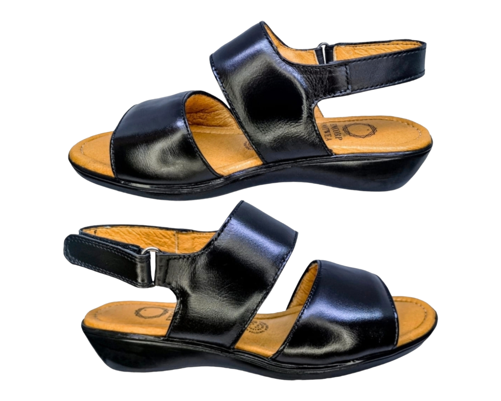 Foto 3 pulgar | Sandalias para Mujer Enco Footwear de Piel Soft Comfort Negras