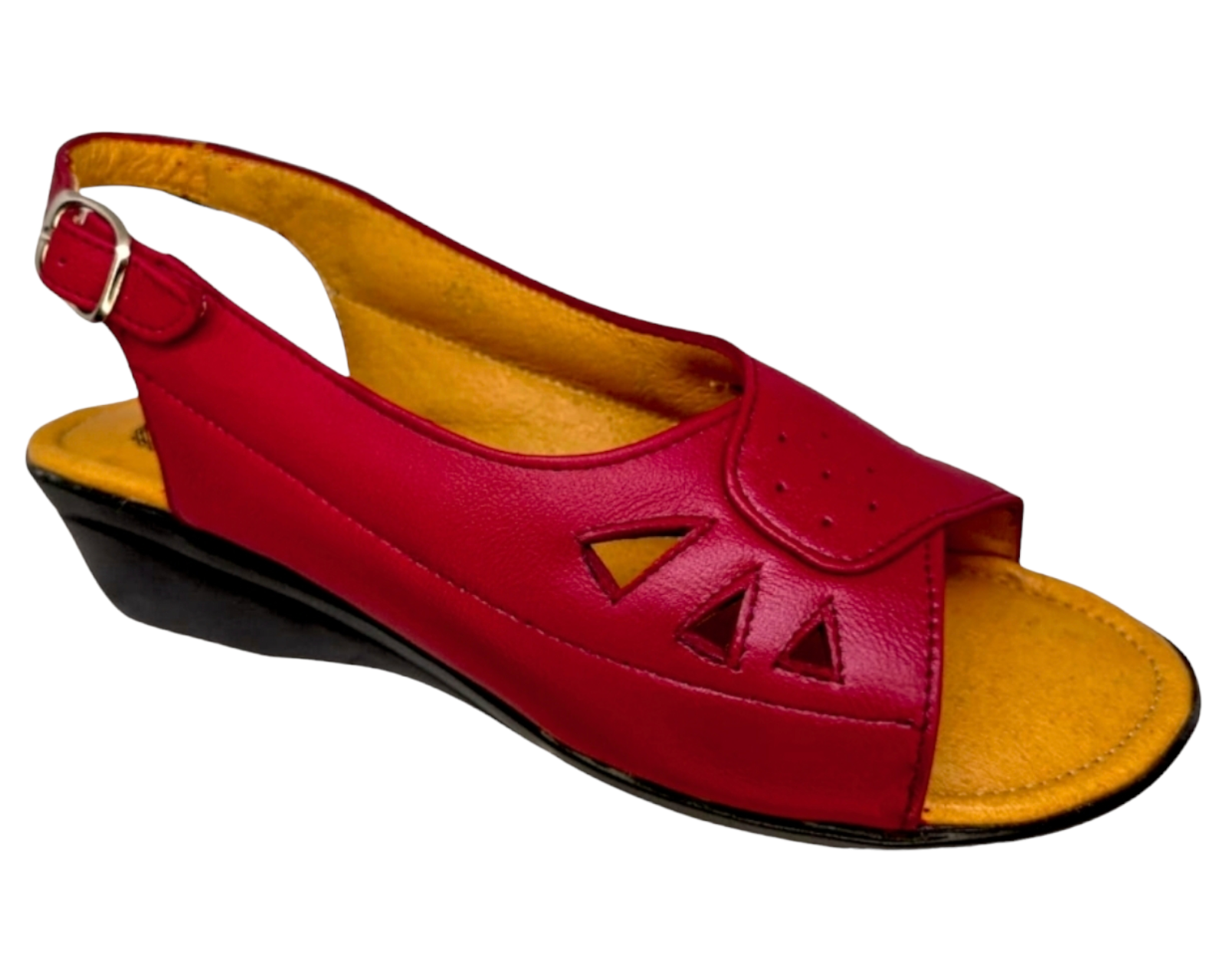 Sandalias para Mujer Enco Footwear de Piel Soft Comfort Rojas