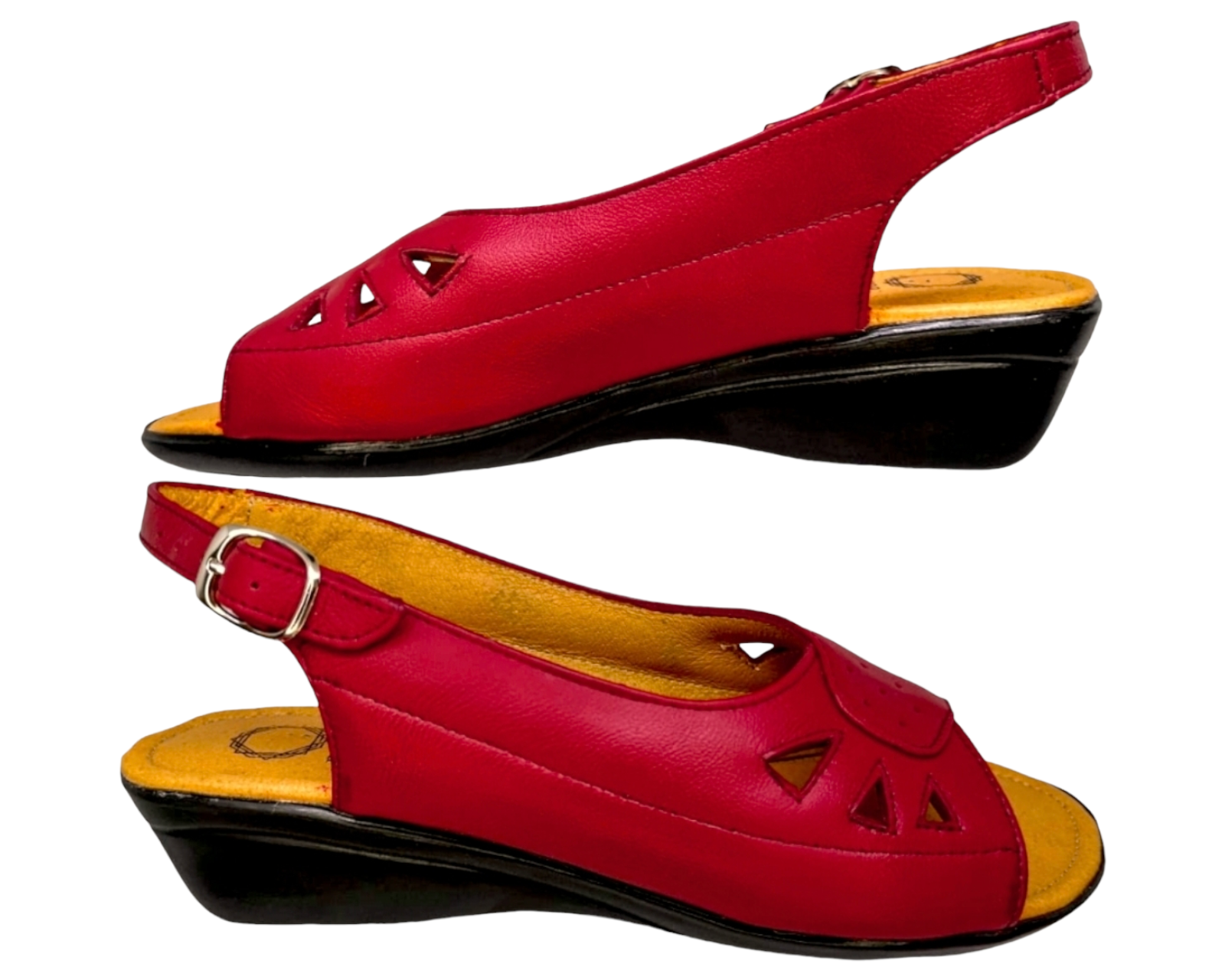 Foto 4 pulgar | Sandalias para Mujer Enco Footwear de Piel Soft Comfort Rojas