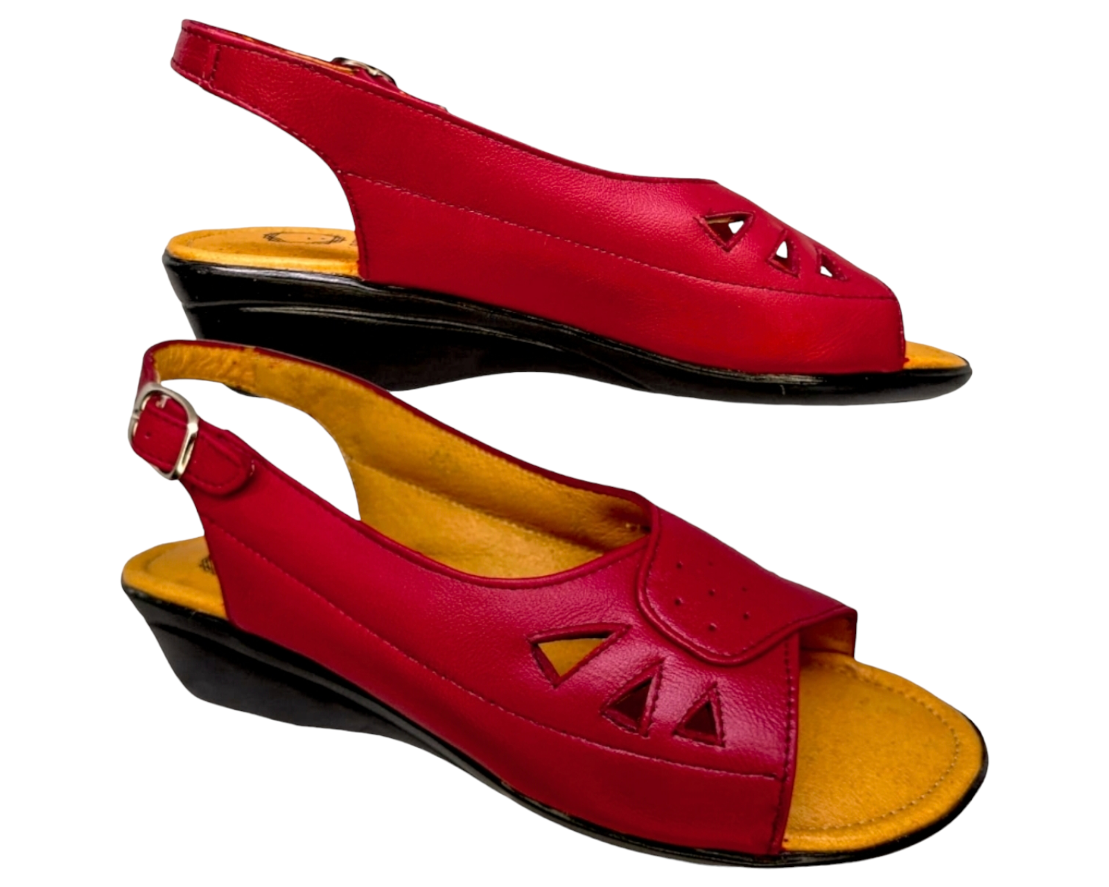 Foto 5 pulgar | Sandalias para Mujer Enco Footwear de Piel Soft Comfort Rojas