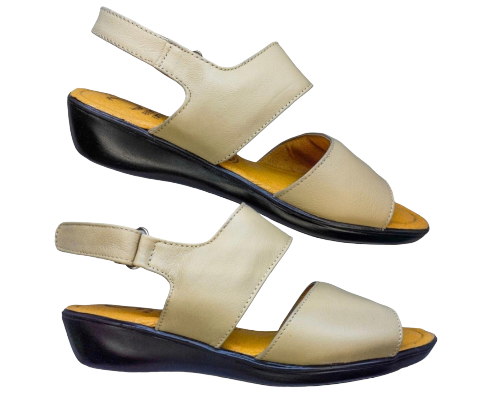 Foto 3 pulgar | Sandalias para Mujer Enco Footwear de Piel Soft Comfort Beiges