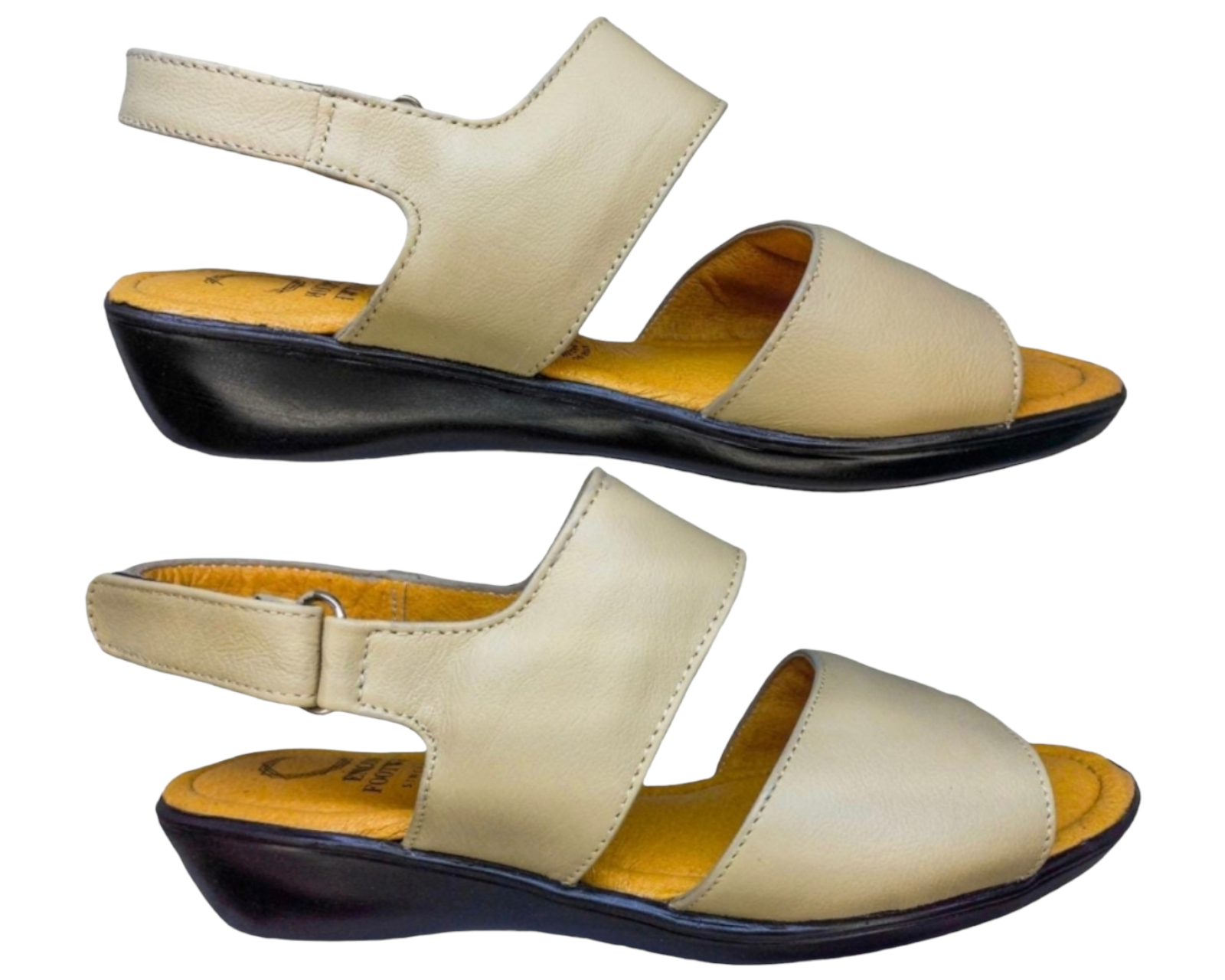 Foto 7 pulgar | Sandalias para Mujer Enco Footwear de Piel Soft Comfort Beiges