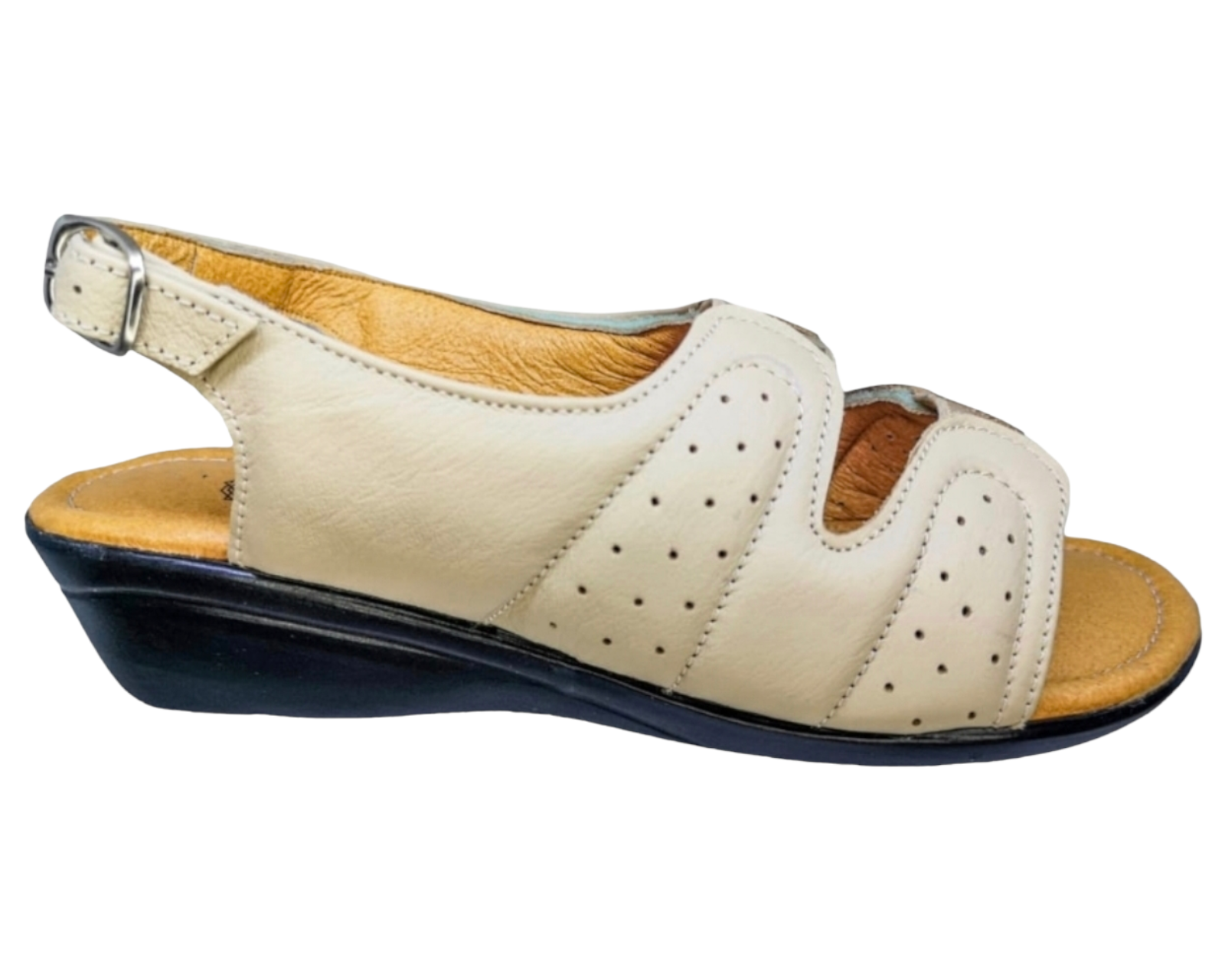 Foto 7 pulgar | Sandalias para Mujer Enco Footwear de Piel Soft Comfort Beiges