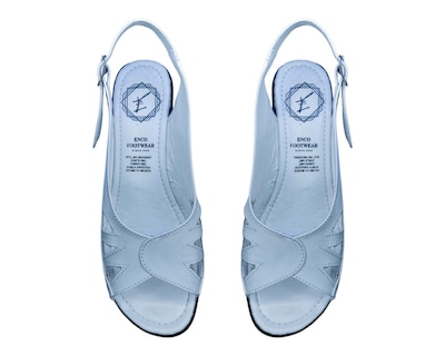 Foto 8 | Sandalias Enco Footwear de Piel Blancas para Mujer