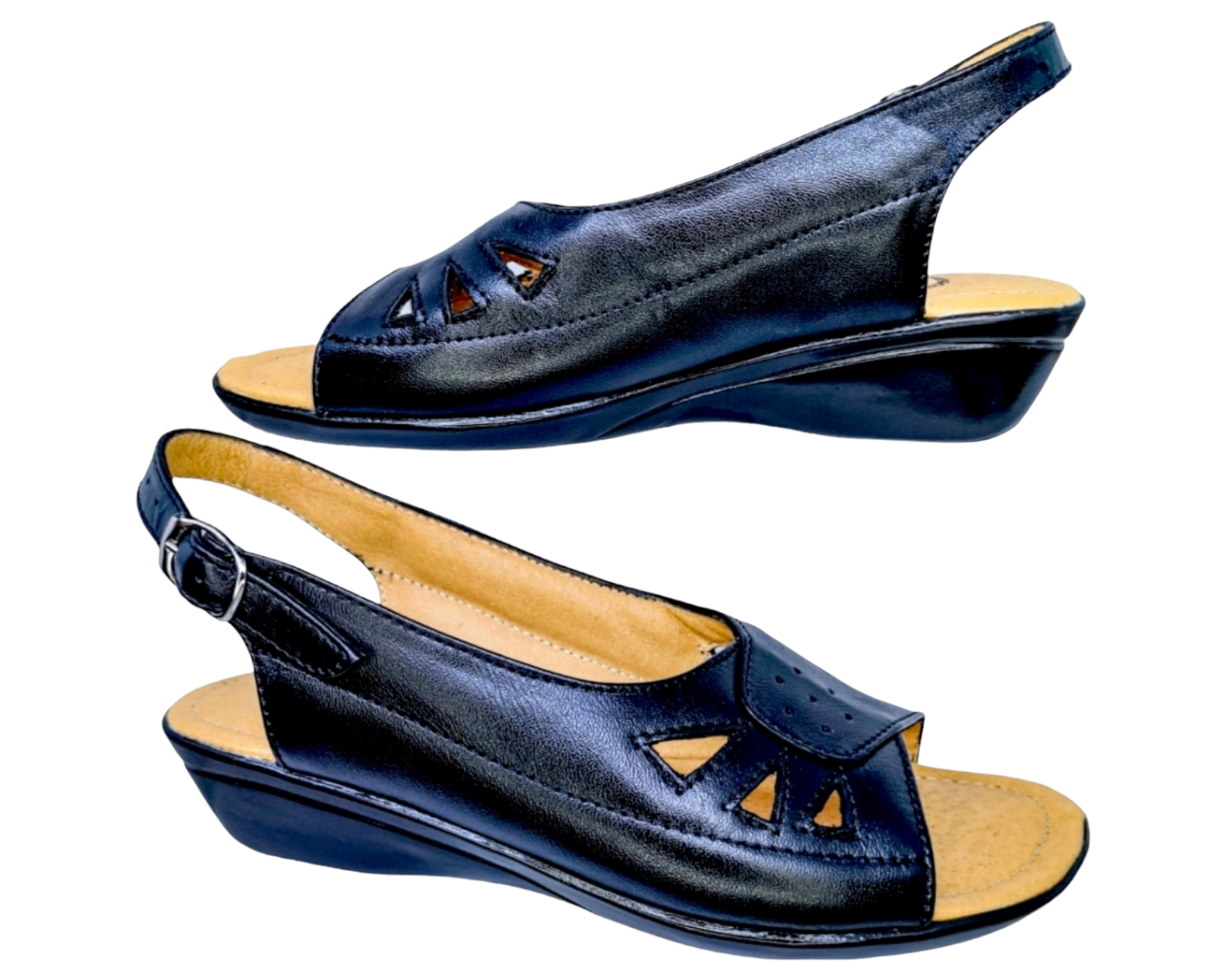 Foto 5 pulgar | Sandalias para Mujer Enco Footwear de Piel Soft Comfort Negras