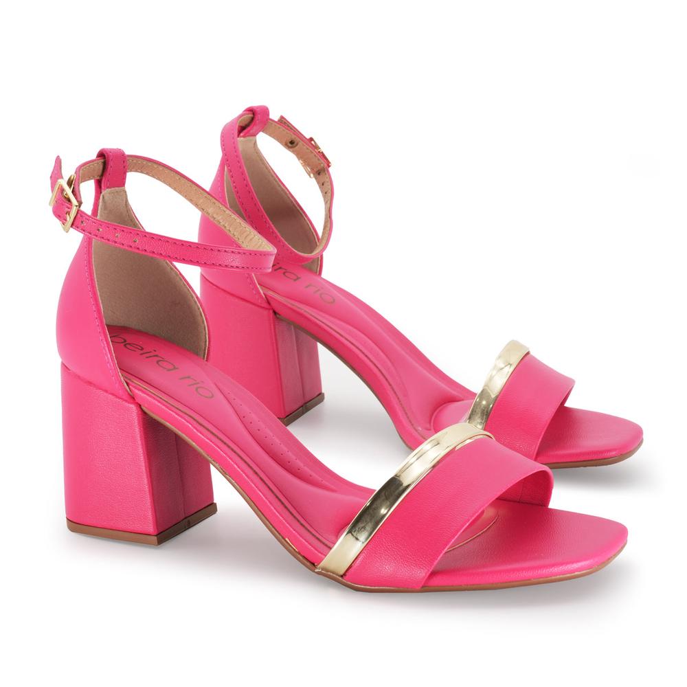 Foto 6 pulgar | Sandalia Beira Rio Raen Glamour Rosa
