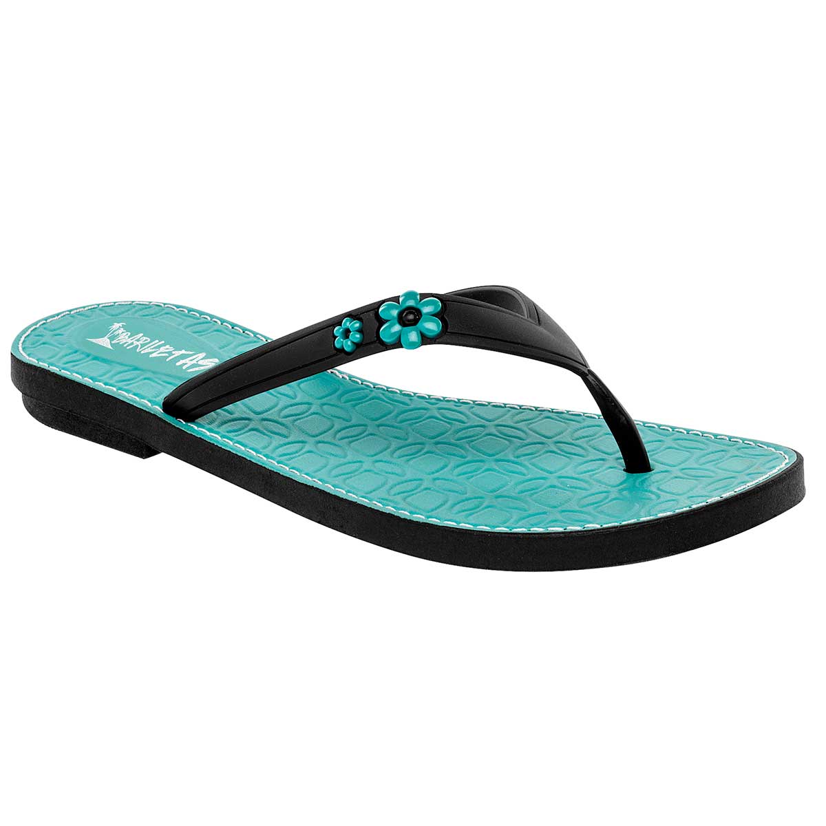 Sandalia Bariletas Negro Código 75614-1 para Mujer