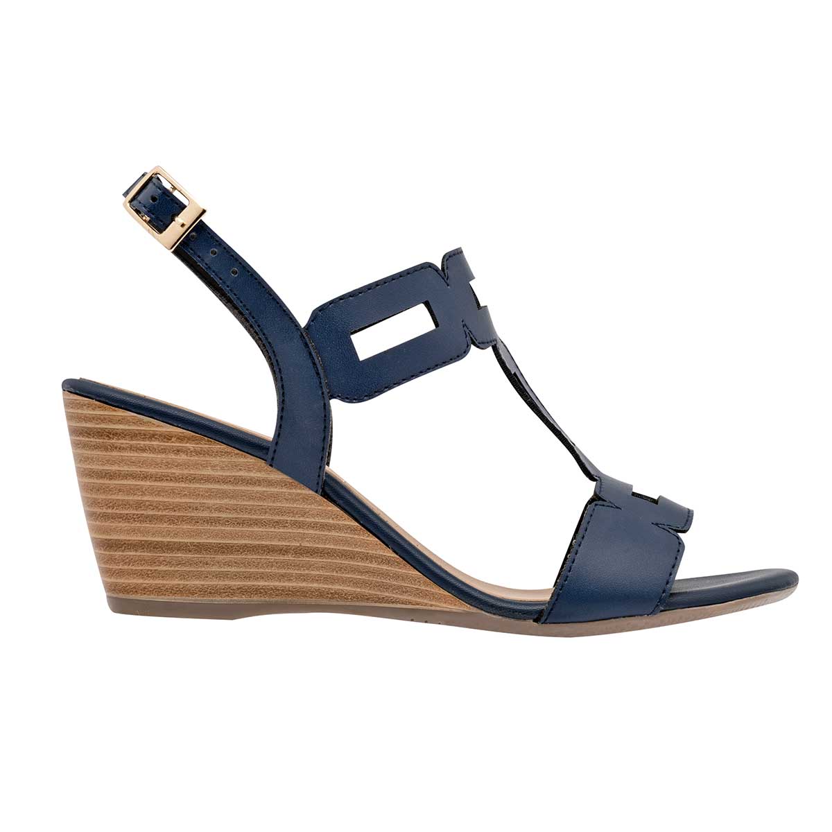 Foto 4 pulgar | Sandalias Paulie 109218-1 Azul Marino para Mujer