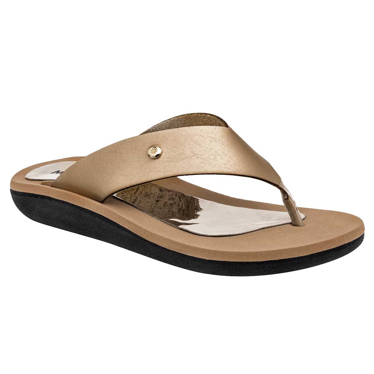 Foto 2 pulgar | Sandalias MoraMora Doradas para Mujer