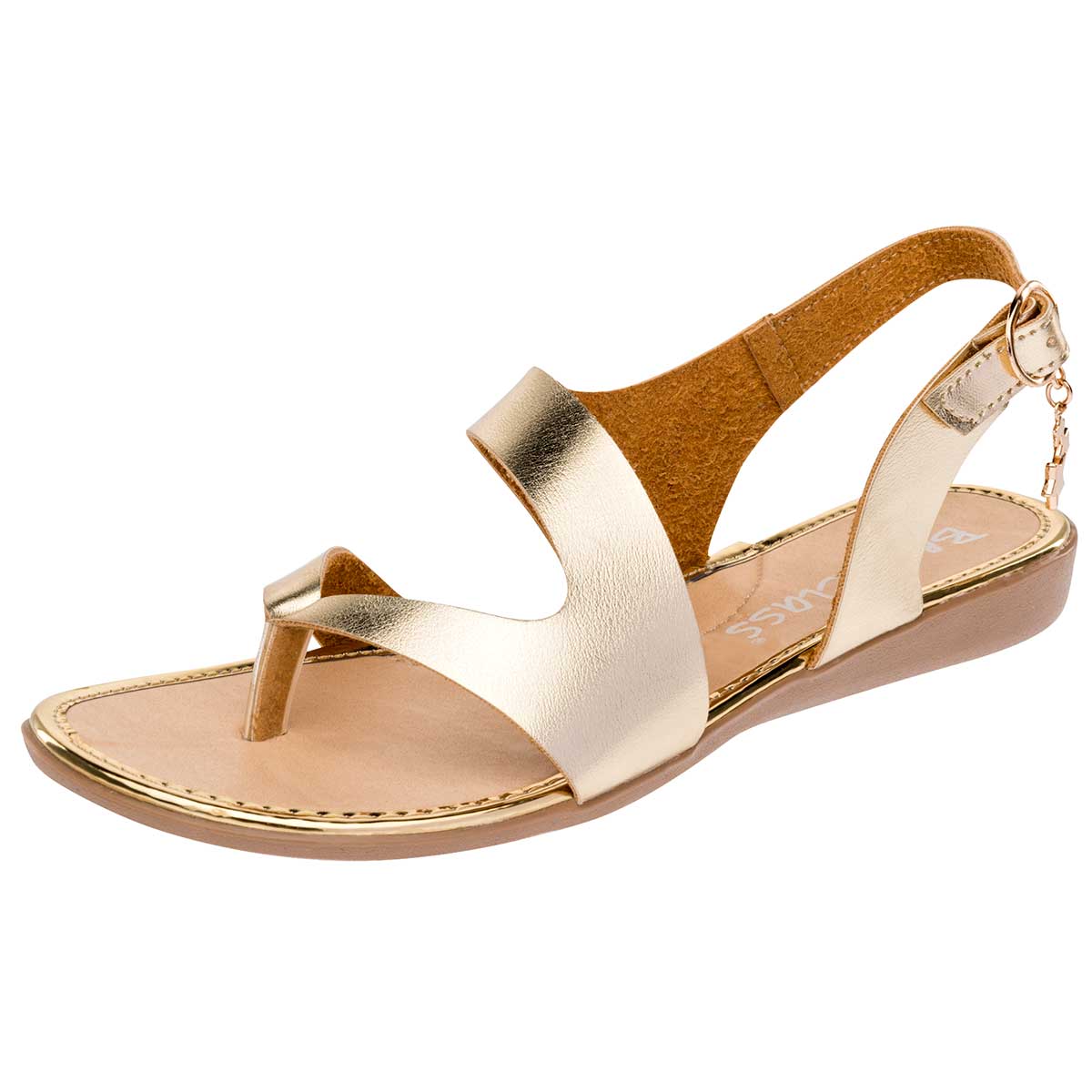 Sandalias Been Class 83863-1 Doradas para Mujer