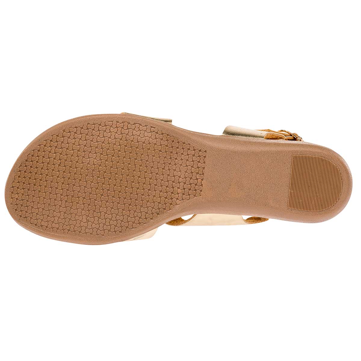 Foto 4 pulgar | Sandalias Been Class 83863-1 Doradas para Mujer