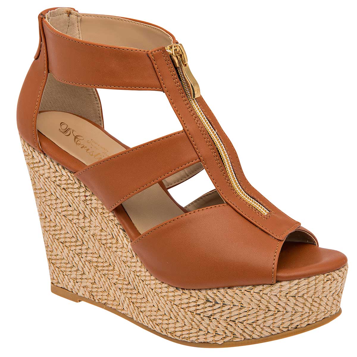 Sandalia D'cristian Camel Código 108478-1 para Mujer