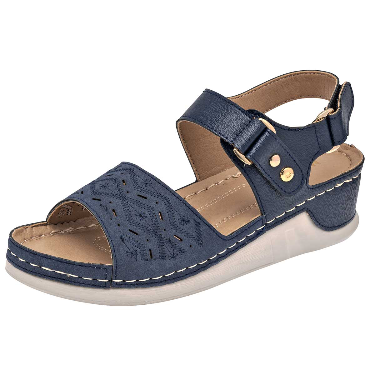 Sandalias Mora Confort Azules para Mujer