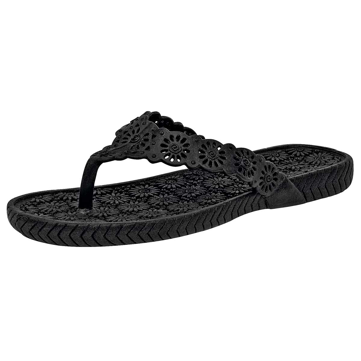 Sandalias Sandak 66310-1 Negras para Mujer