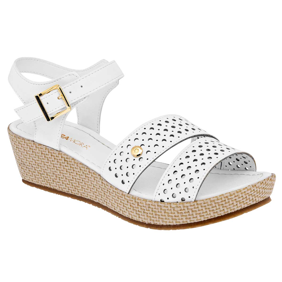 Sandalias Moramora 101803-1 Blancas para Mujer