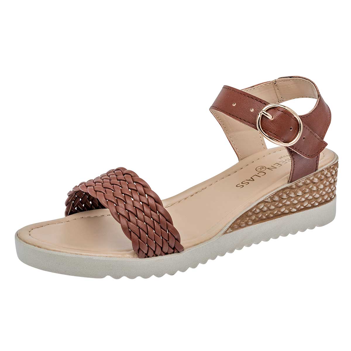 Sandalias Been Class 108138-1 Cafés para Mujer